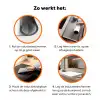 Grafisch - Patroon - Modern Inductie beschermer vinyl 3mm klein 276 -zzzzzzz-td-werking