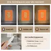 Slow down you're doing fine - Oranje - Simple Light Box met kabel (Tafellamp) klein -USP_lichtkleurNL