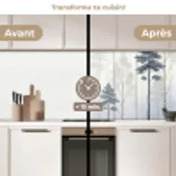 Bos - Bomen - Mist - Natuur - Illustratie - Grijs keuken achterwand 2 middel -voor-na2_FR