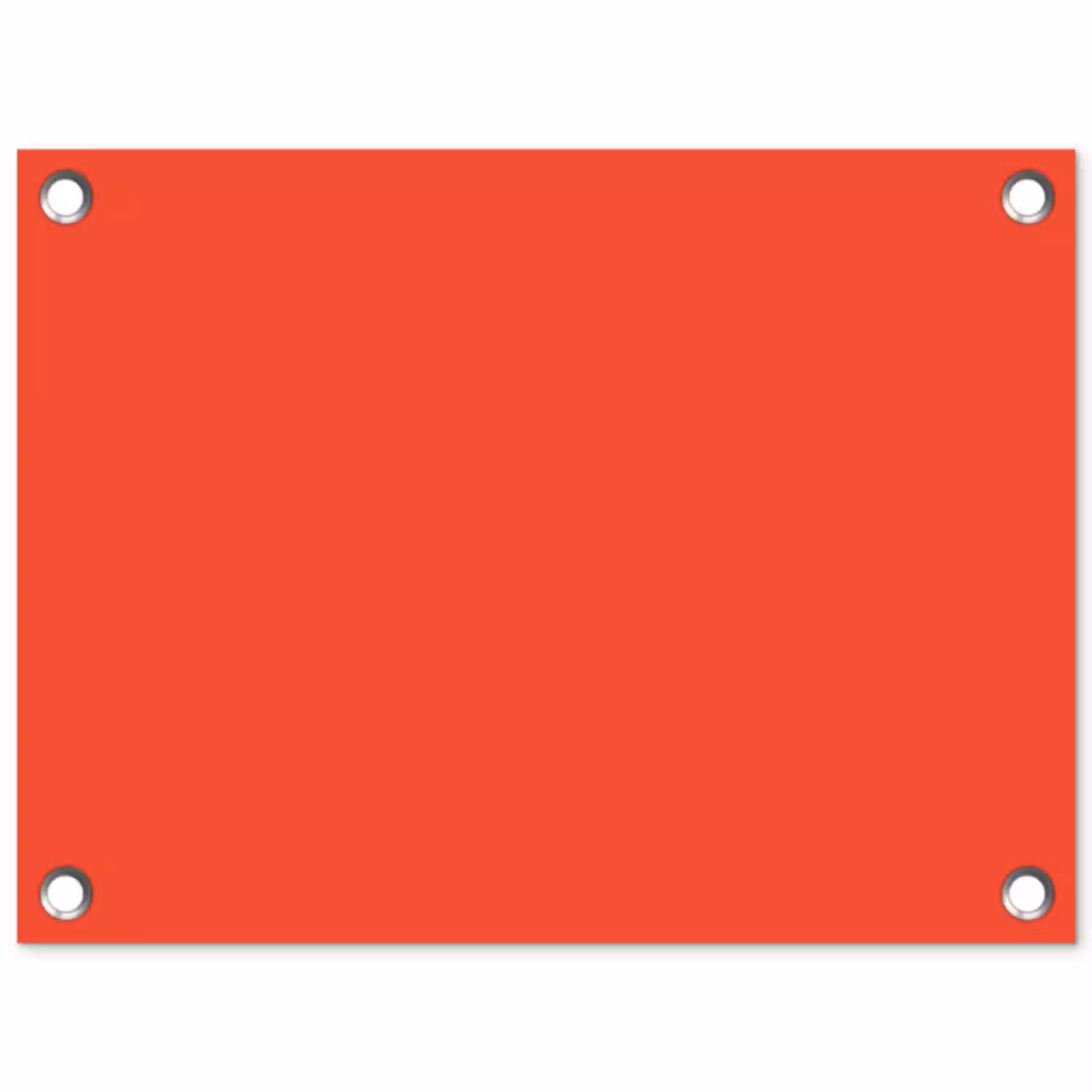 Burnt - Coral - Oranje tuinposter los doek klein 239 -3d