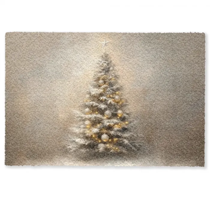 Kerst - kerstboom - Sneeuw - Art Deurmat klein -zkaufland3d