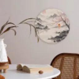 Zon - Japans - Traditioneel Akoestische PET Vilt - Rond klein -sfeer3