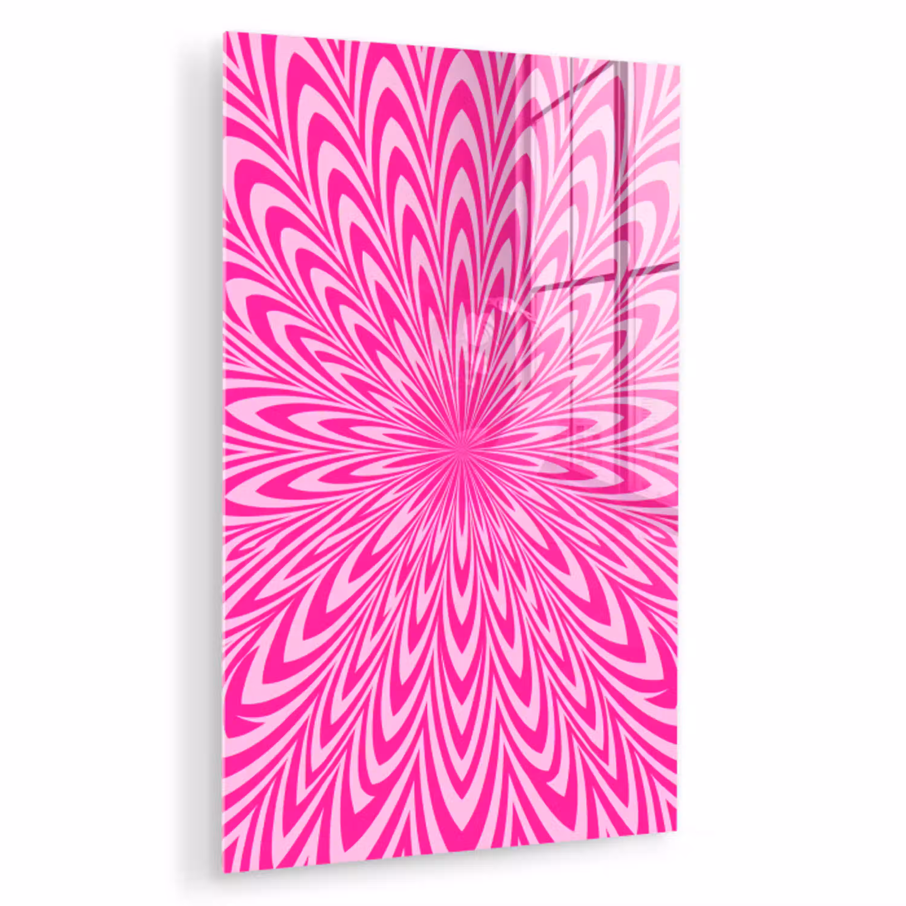 Patroon - Optisch - Roze plexiglas 5mm klein -zzzproduct_nieuw