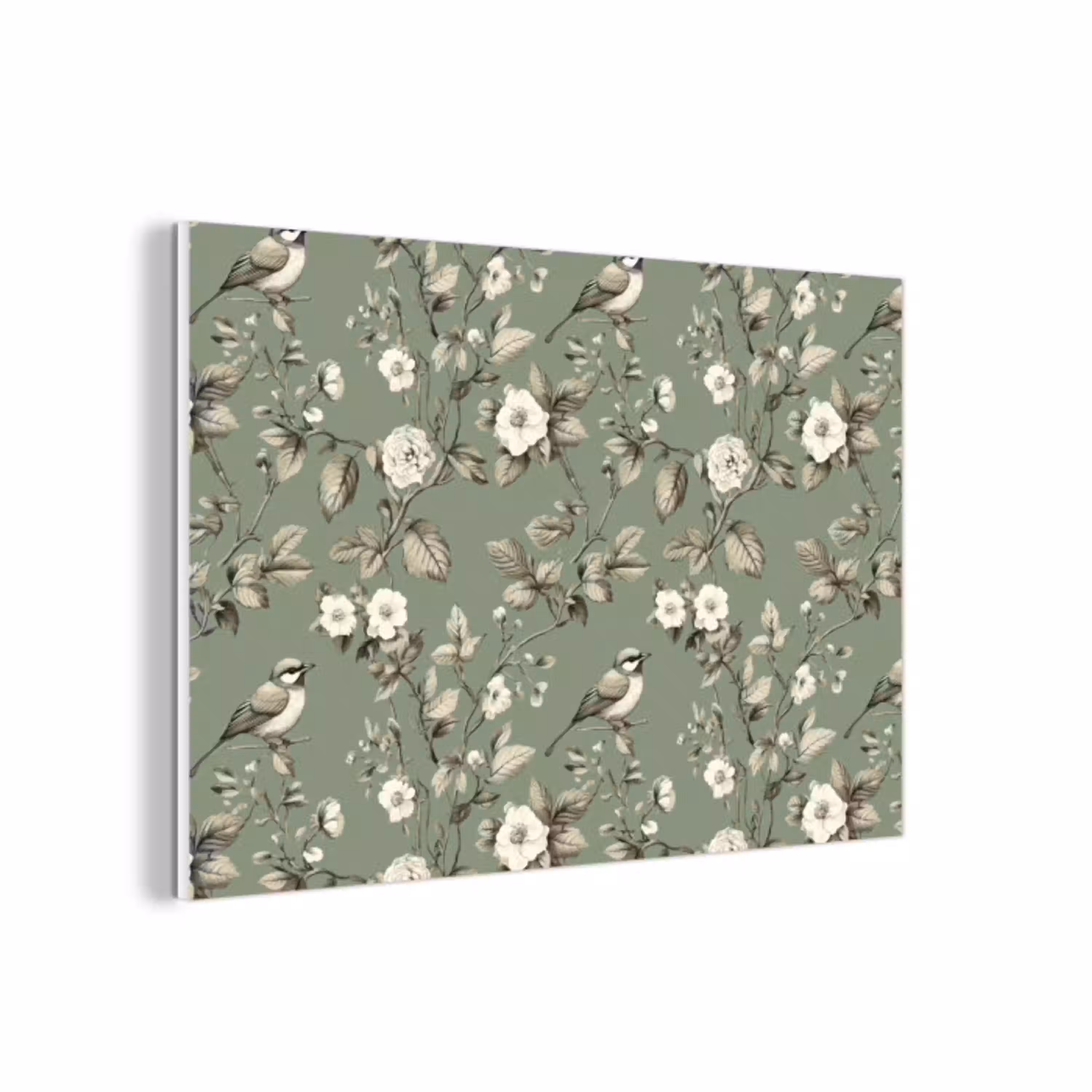 Botanisch - Vogels - Groen forex 5mm xxl 6 -3d