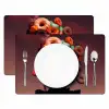Vrouw - Donuts - Kleurrijk Placemat vinyl groot -zzsfeer2_Kitchenyeah-website