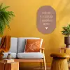 Wat je allemaal met me doet - Spreuken - Quotes Wandcirkel Ovaal Forex klein -sfeer4
