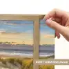 Zonsondergang - Duinen - Strand - Landschap Light Box met batterij (Wandlamp) middel -USP_websiteprintNL