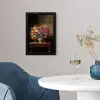 Kleur - Bloemen - Vintage - Bloemenvaas fotolijst zwart zonder passe partout klein -sfeer4