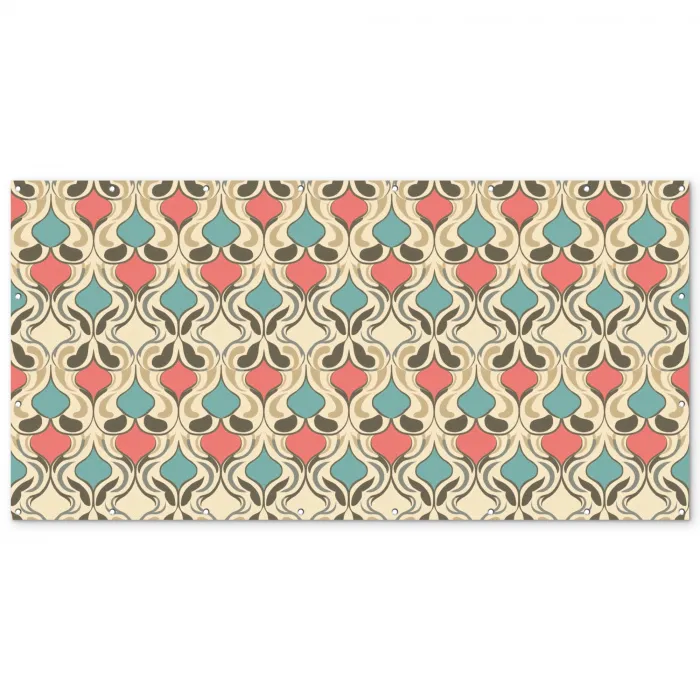 Barok - Retro - Kleurrijk Balkonbeschermer Duitsland klein 596 -zz_3d
