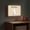 Kat - Kitten - Beige Light Box met batterij (Wandlamp kind) middel -sfeer5_kind