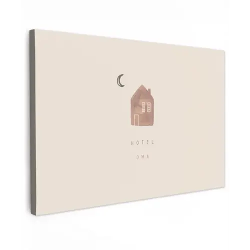 Spreuken - Hotel oma - Oma - Quotes canvas 2cm klein -z3d