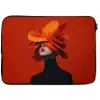 Oranje - Hoed - Vrouw laptophoes neopreen klein -zkaufland3dotto