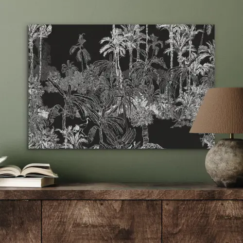 Palm - Jungle - Tropical PET vilt middel -sfeer2