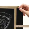 Pizzapunt - Toppings - Krijttekening Light Box met batterij (Wandlamp) middel -USP_websiteprintNL