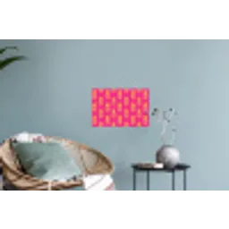 Ananas - Trendy - Roze Muursticker klein 286 -plant