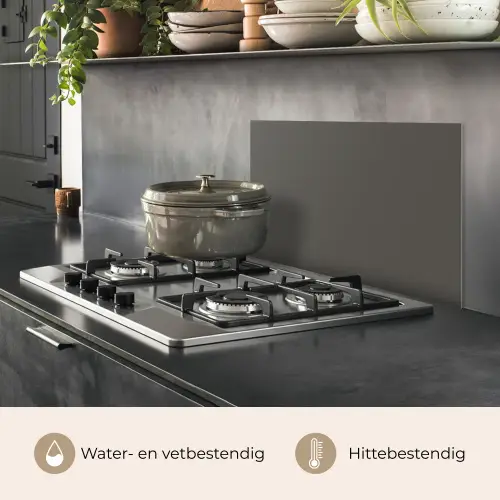 Grijs - Kleuren - Effen keuken achterwand spatscherm klein 900 -usp_NL