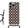 Cirkel - Retro - Kleurrijk Hoesje iPhone 16 Pro Max met koord klein 804 -3d