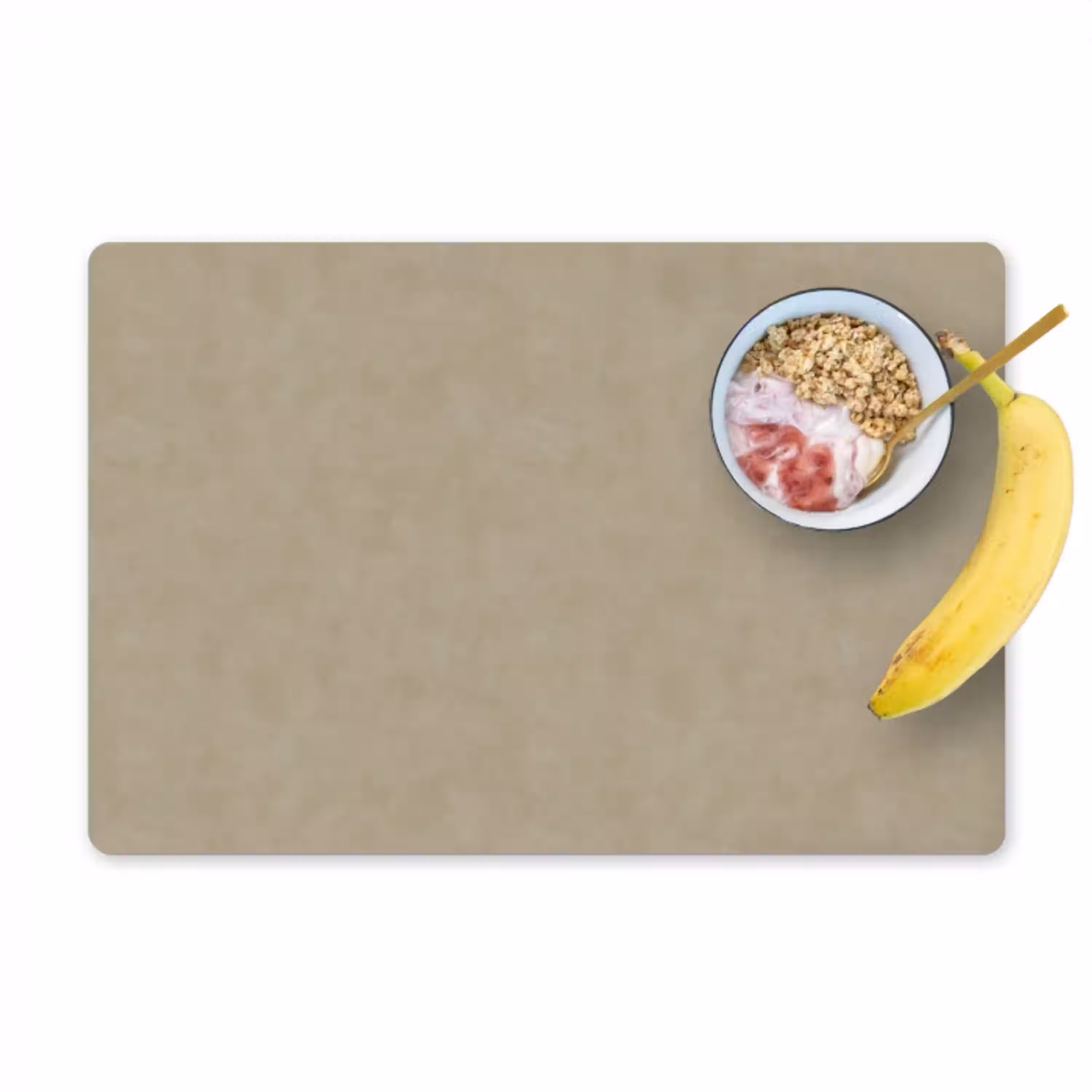 Taupekleur - Gewolkt textuur - Natuurlijk Placemat vinyl groot 368 -zzzproduct_Kitchenyeah-website