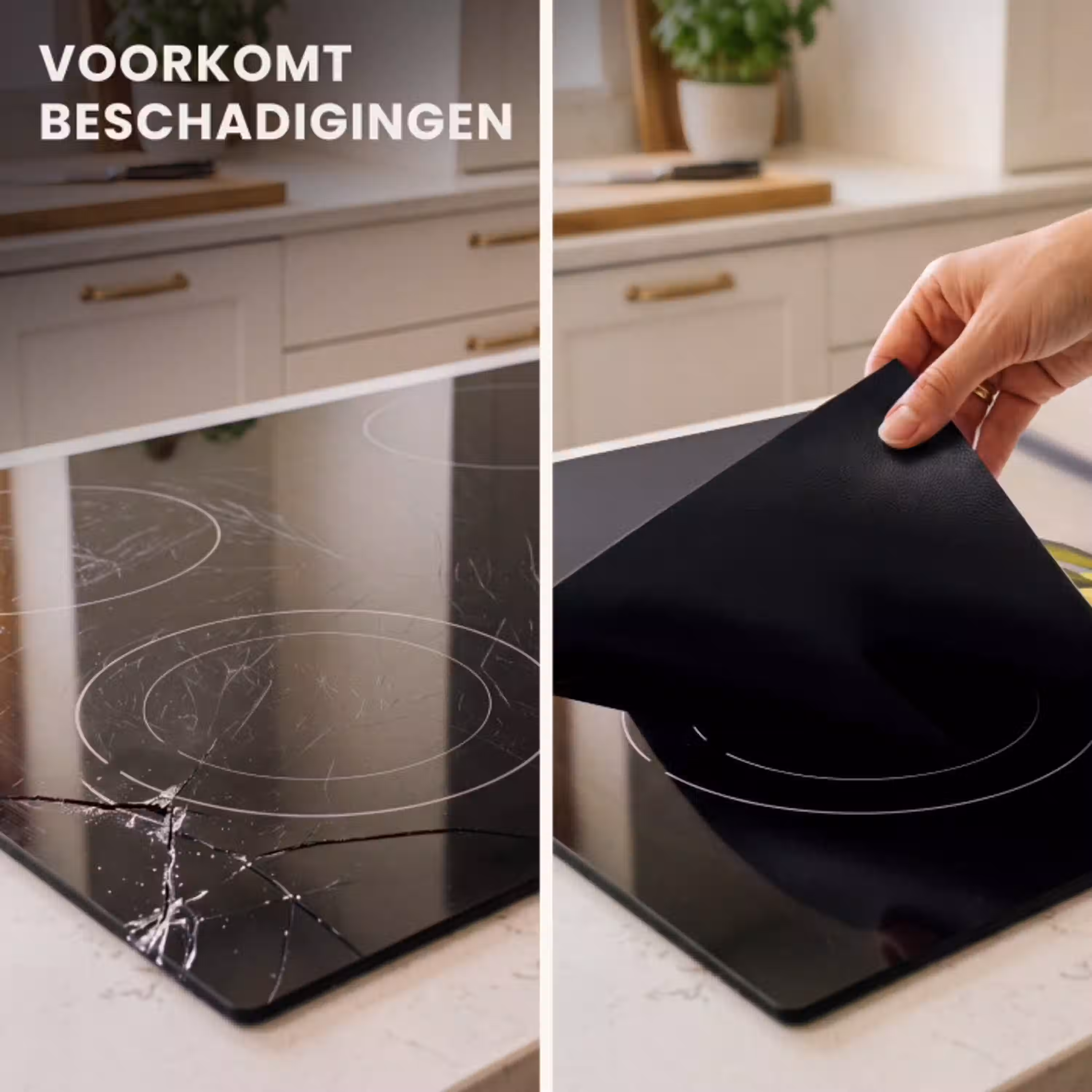 Citroenen - Stilleven - Geel Inductie beschermer vinyl 3mm klein -sfeer1