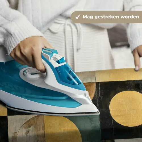 Abstract - Goud - Brons - Vormen - Geometrisch Wandkleed katoen klein -sfeer9