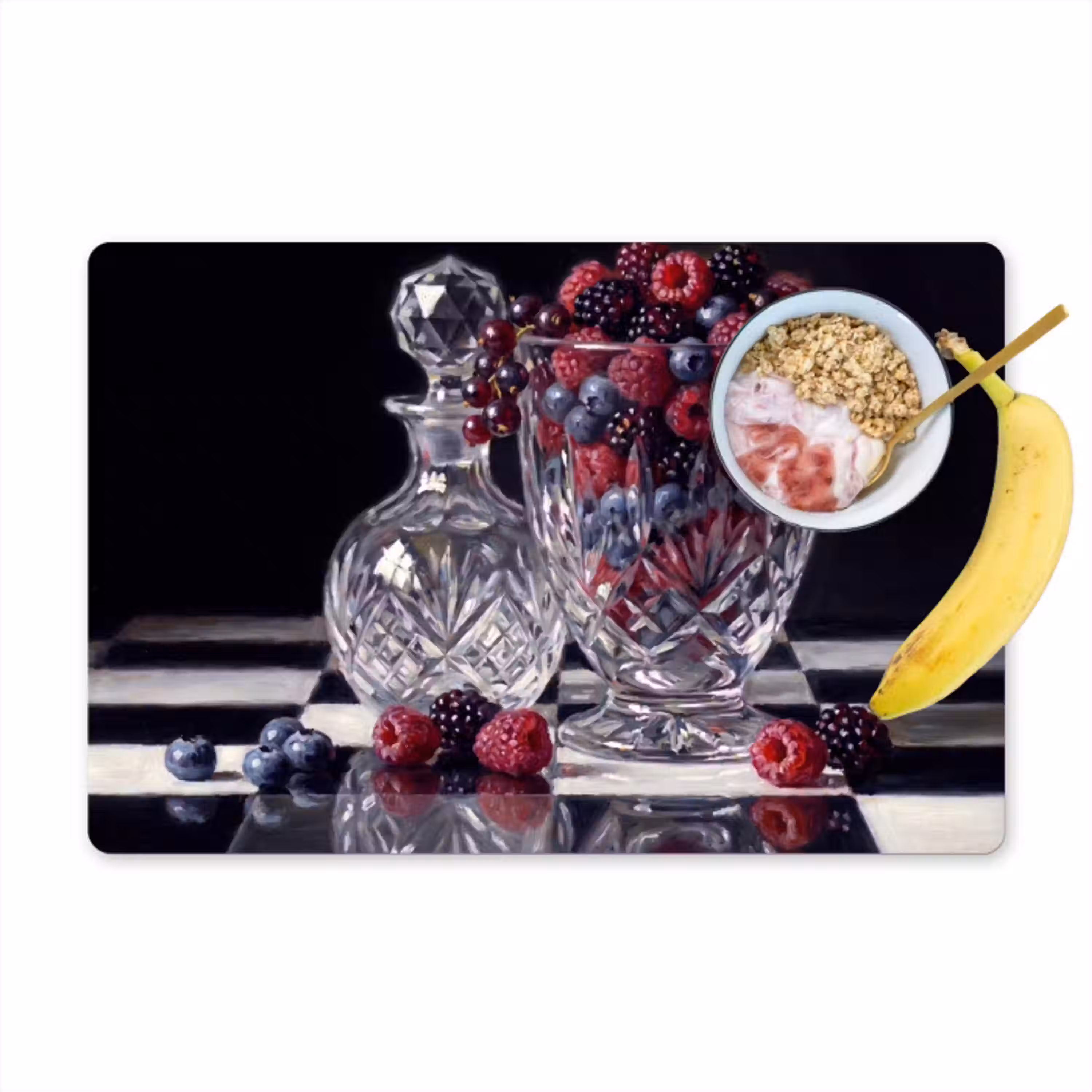Bessen - Kristal - Stilleven Placemat vinyl groot -zzzproduct_Kitchenyeah-website