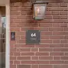 Grijs - Modern Naambord Vierkant klein -sfeer7-XS