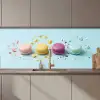 Macarons - Kleurrijk - Pastel keuken achterwand 2 middel zz_3dshopping