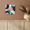 Abstract - Blauw - Roze plexiglas 5mm klein -sfeer5
