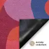 Vormen - Bochten - Kleurrijk - Abstract Deurmat klein -antislip_NL