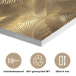 Palm - Waaier - Goud PET vilt klein 837 -closeup_NL