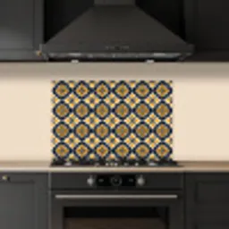 Patroon - Siertegel - Kleurrijk keuken achterwand spatscherm klein 900 -sfeer1