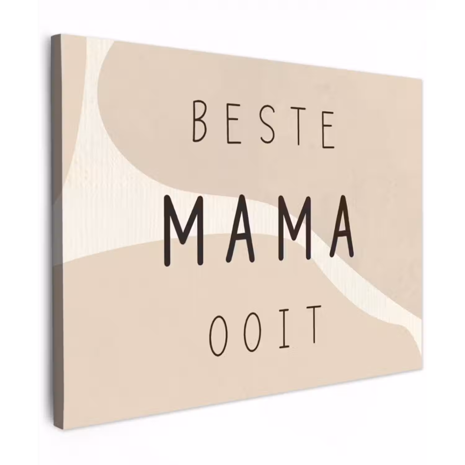Leinwandbild - Zitate - Beste Mutter aller Zeiten - Mutter - Sprichwörter