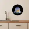 Pannenkoeken - Blauwe Bessen - Bord KitchenYeah - Keuken - Wandcirkel Forex klein -sfeer3
