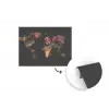 Wereldkaart - Goud - Luxe - Aarde - Zwart fotobehang vinyl groot -3d