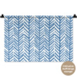 Patroon - Streep - Blauw Wandkleed katoen klein 269 -t3d_DE