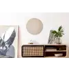 Japandi - Beige - Modern Wandcirkel aluminium klein -kantoor