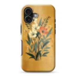 Bladeren - Boeket - Bloemen - Geel Toughcase MagSafe Apple iPhone 17 klein -3d