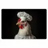 Kok - Rood - Kip Placemat vinyl groot -zzsfeer1_Kitchenyeah-website