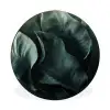 Groen - Bladeren - Glad - Nerven Wandcirkel aluminium klein -3d