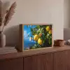Citroenen - Bladeren - Blauwe lucht Light Box met batterij (Wandlamp) middel -sfeer2