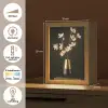 Sierlijk - Boeket - Goud - Vaas Light Box met kabel (Tafellamp) klein -USP_NL