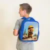 Billy Bouwhelm Kinderrugzak - Blauw middel -sfeer2