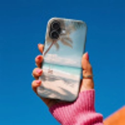 Palmboom - Schommel - Strand - Lucht Toughcase MagSafe Apple iPhone 17 klein -Sfeer1V