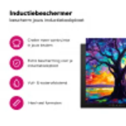 Boom - Landschap - Natuur - Abstract - Kleurrijk Inductie beschermer vinyl 3mm klein -wsfeer2_website