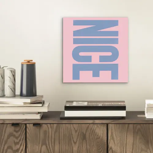 Nice - Paars - Roze aluminium wit klein -sfeer1