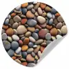 Kleuren - Matte - Stenen Wandcirkel behangsticker klein 186 -3d