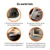 Doorkijk - Koe - Weiland - Dieren - Natuur Inductie beschermer vinyl 3mm klein -zzzzzzz-td-werking