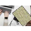Schaak - Patroon - Groen laptophoes neopreen klein 279 -bureau