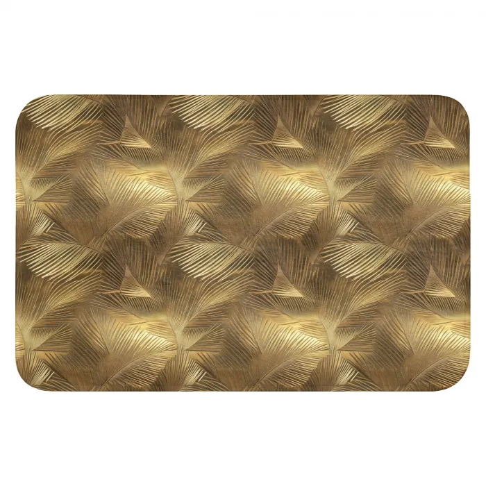 Palm - Waaier - Goud WCmat klein 1009 -3d