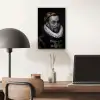 Willem van Oranje - Adriaen Thomasz - Goud aluminium wit klein -sfeer5